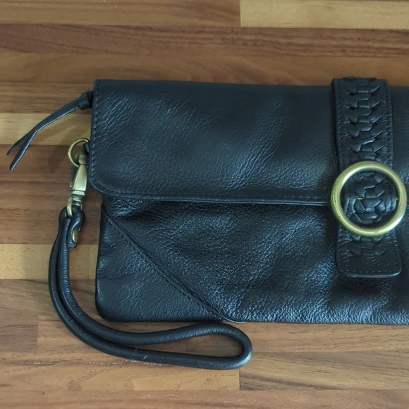 Clark's black leather clutch - Picture 2 of 12
